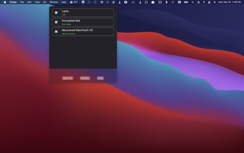 Screenshot #3 pour Eject Volumes