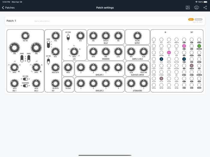 Recall Sheets - Analog Synths