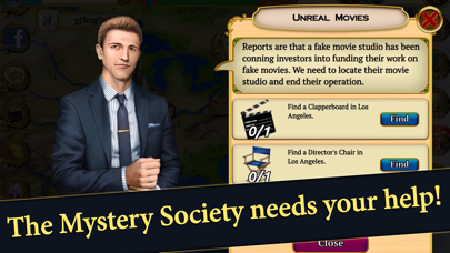 Hidden Objects Mystery Society Screenshot