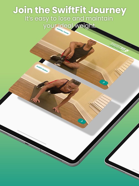 SwiftFit Home Trainer iPad screenshot 1 - Health & Fitness app