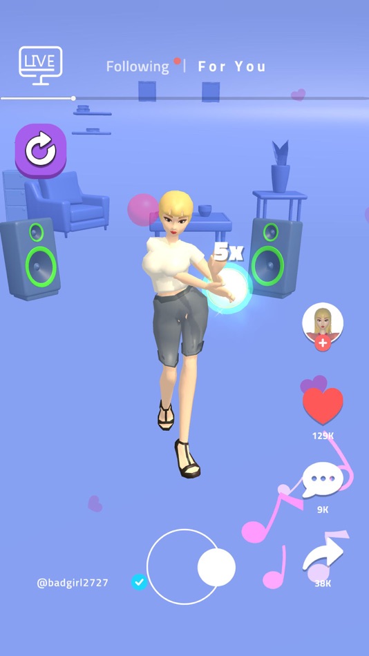 #3. Dance It Off (iOS) Av: Rotatelab