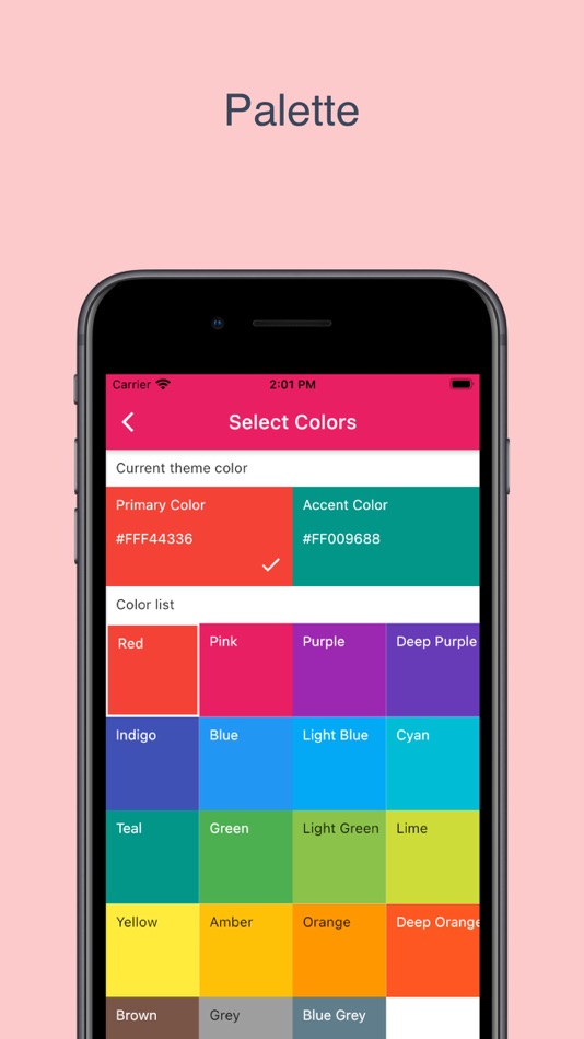 #3. Material Color (iOS) By: 猜成都