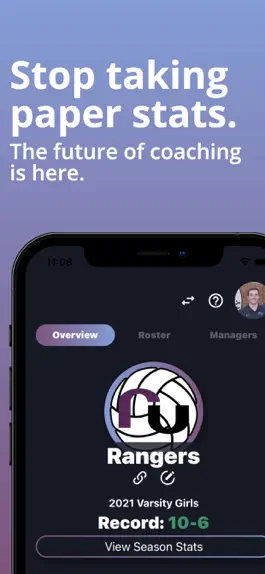 Game screenshot Stat Together: Volleyball apk