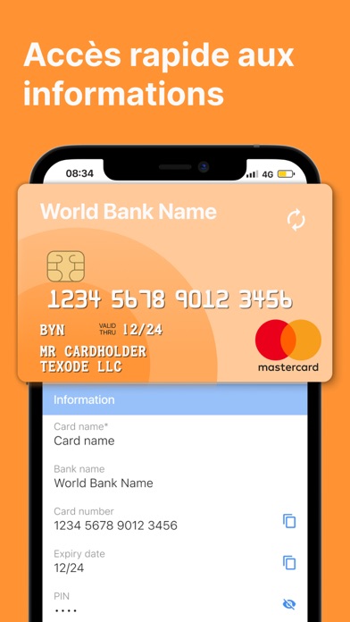 SecureCard - Stockage de carte