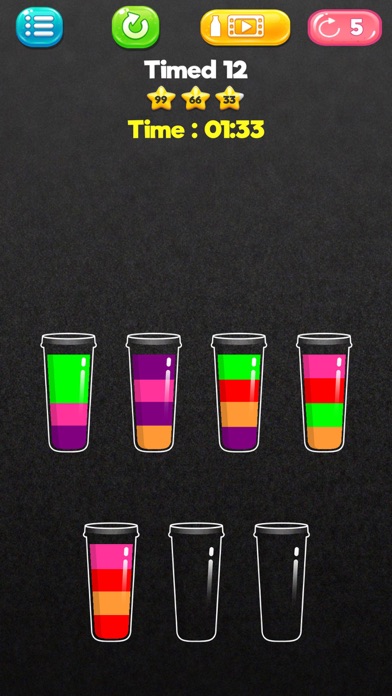 Liquid Sort:Fruit Water Puzzle Screenshot