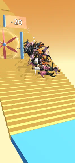 Game screenshot Crowd Stair Fall mod apk