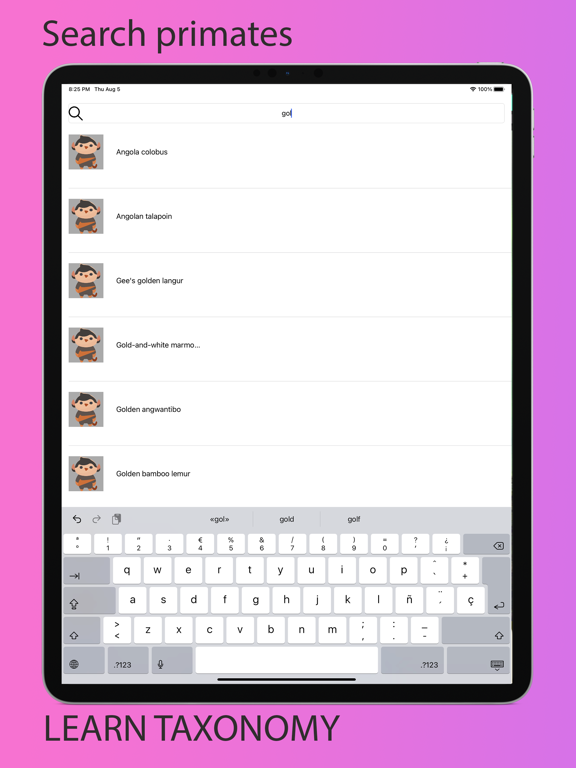 Screenshot #5 pour Primate Identifier