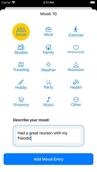 Mindful - Mood Diary Screenshot