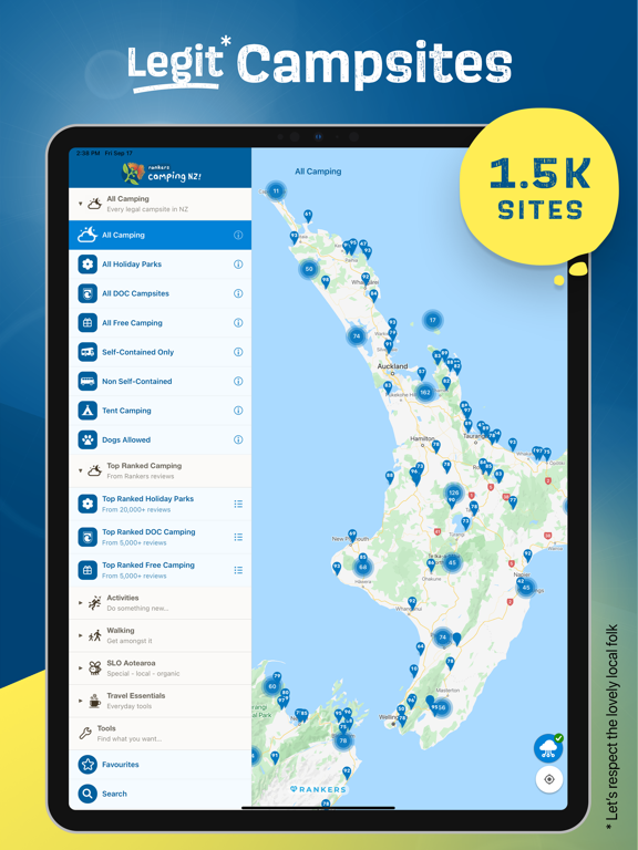 Screenshot #4 pour Rankers Camping NZ