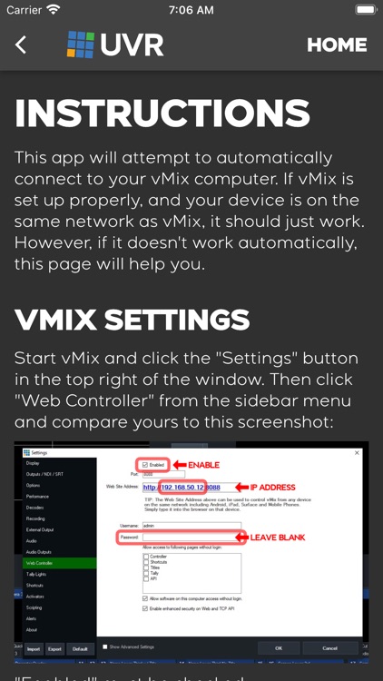 Unofficial vMix Remote Control