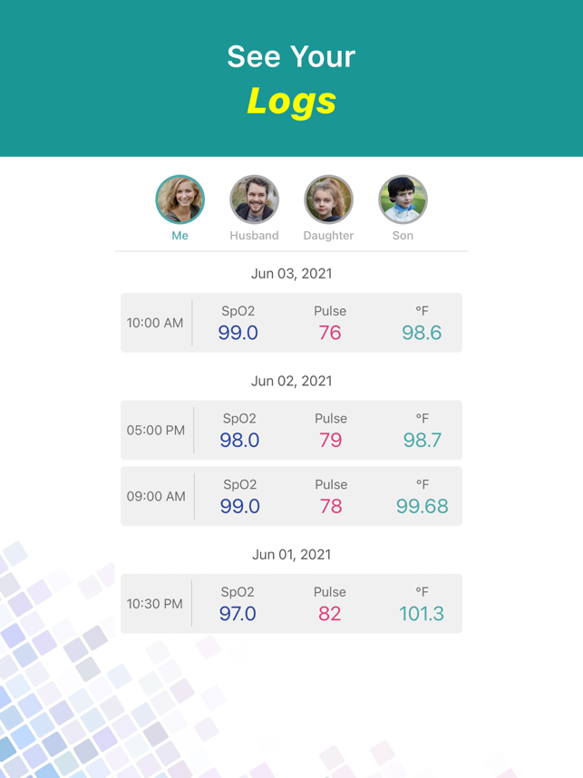 ‎Blood Oxygen & Temperature App Capture d'écran