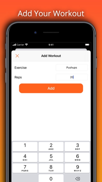 Workout Log: Track Workouts