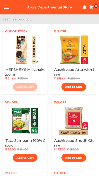 Arora Departmental Store Screenshot