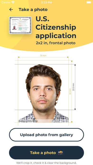 Passport Photo US - 2x2 Size Screenshot 4 - AppWisp.com Passport Photo US - 2x2 Size Screenshot 4 - AppWisp.com