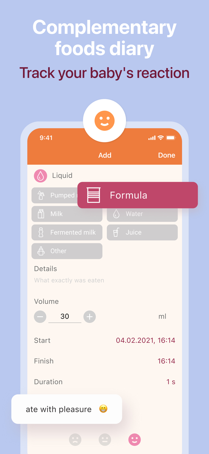 Breastfeeding Newborn tracker