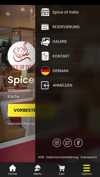 Spice of India Screenshot