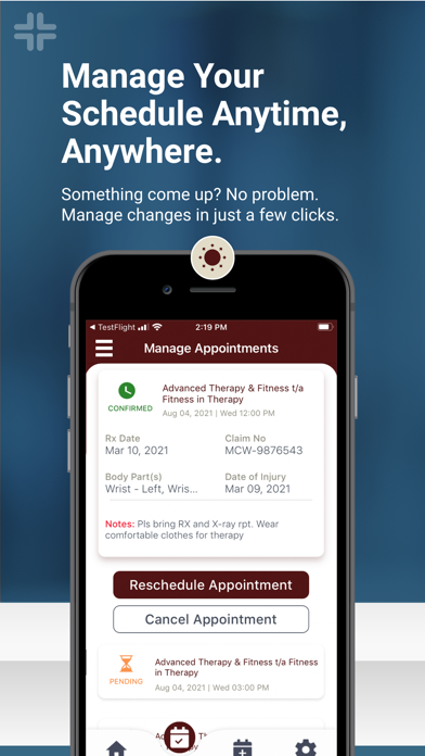 Active Care Scheduling Screenshot