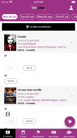 Game screenshot Claye-Souilly - My Ciné apk