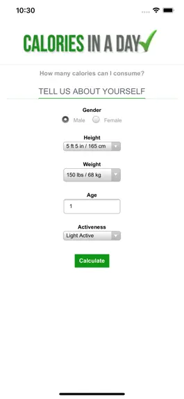 Game screenshot Daily Calorie apk