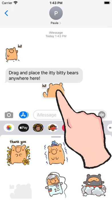 A BUNCHABEARS Stickers Screenshot