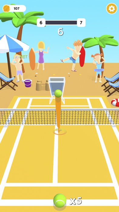 Tennis Bouncing Master 3D Screenshot