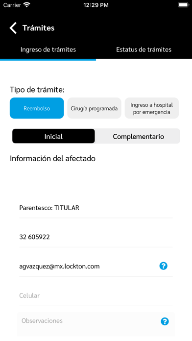 beMobile Lockton México Screenshot