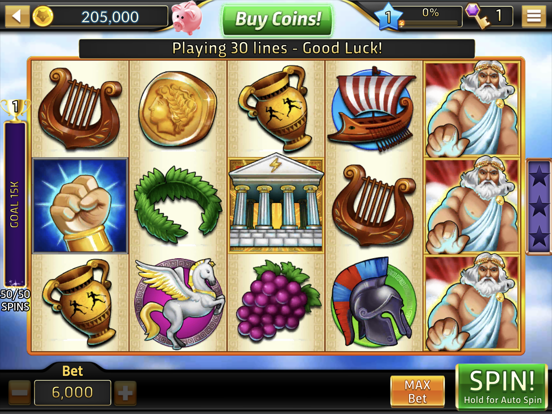 Buffalo Bonus Casino iPad app afbeelding 3