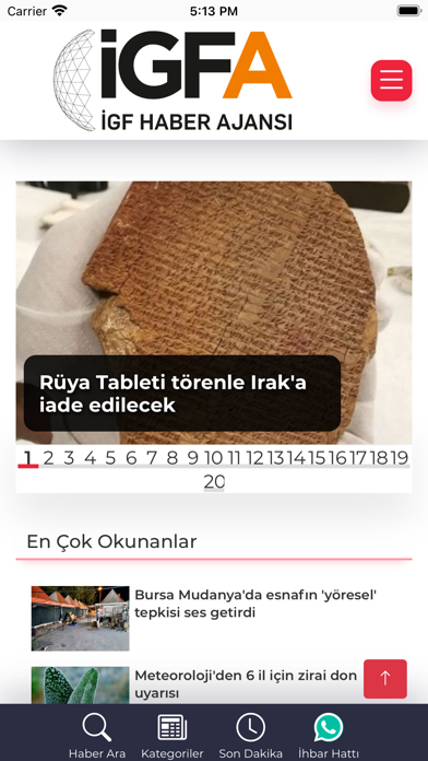 İGF Haber Ajansı (İGFA) Screenshot