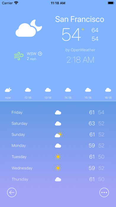 Weather DP Screenshot