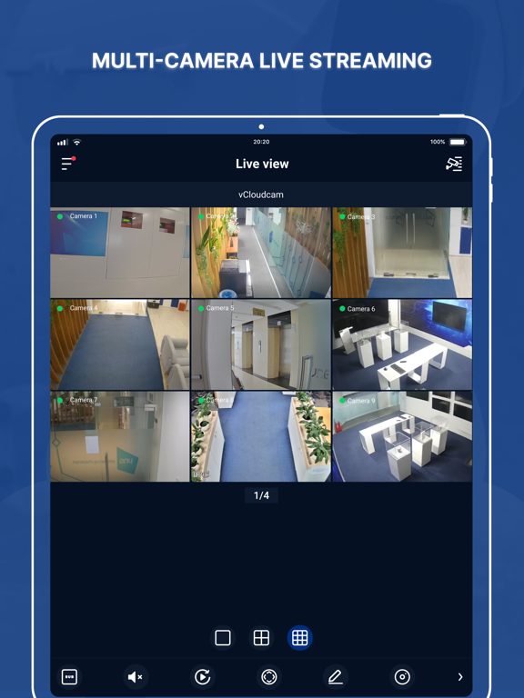 vCloudcam iPad screenshot 2 - Business app
