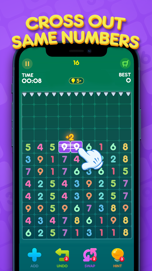 #1. Ten Pair - A Number Match Game (iOS) 由: Kiwi Fun HK Limited