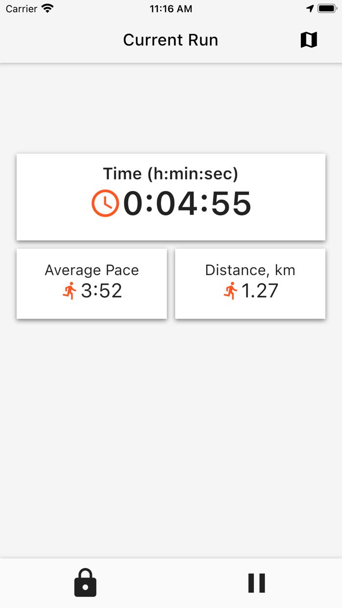 JustStart - running record gps