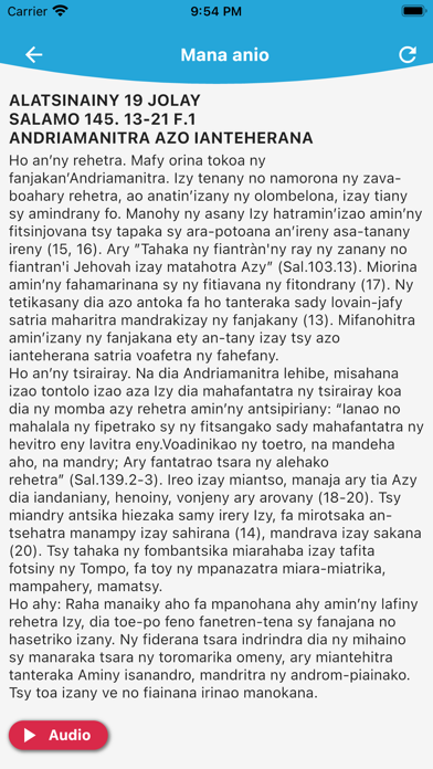 Mana isan'andro Screenshot