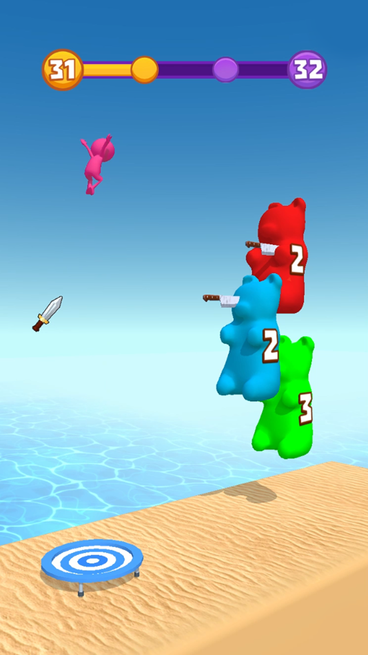 #5. Knife Jump And Hit (iOS) 由: Alexandr Chernov