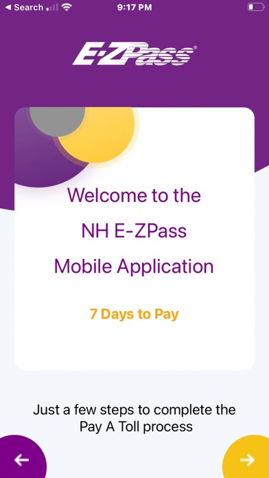 NH E-ZPass Screenshot