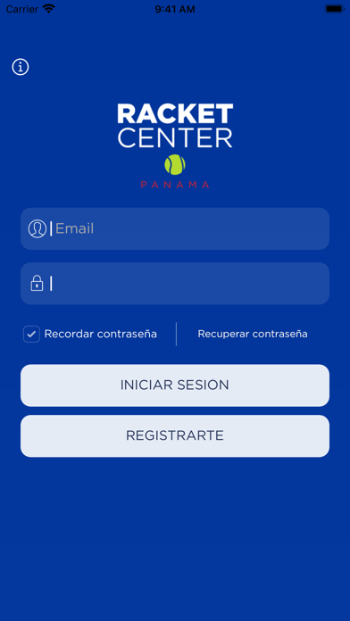 Racket Center Screenshot