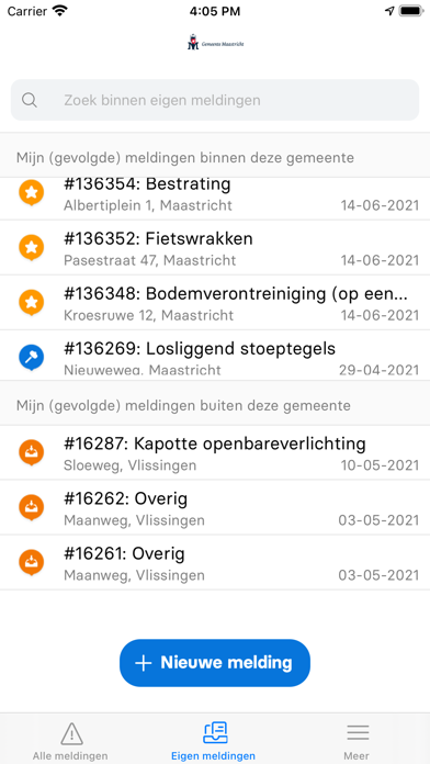 MijnGemeente APP Screenshot