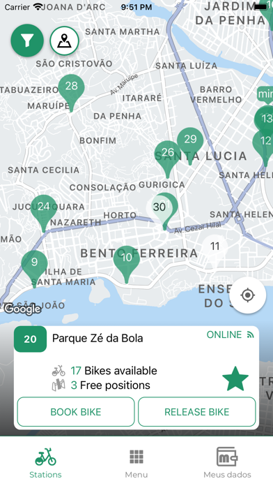 Bike Vitória Screenshot