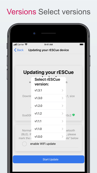 rESCue-App Screenshot