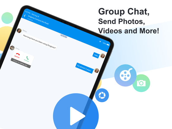 Dingtone - WiFi Bellen & SMS iPad app afbeelding 4