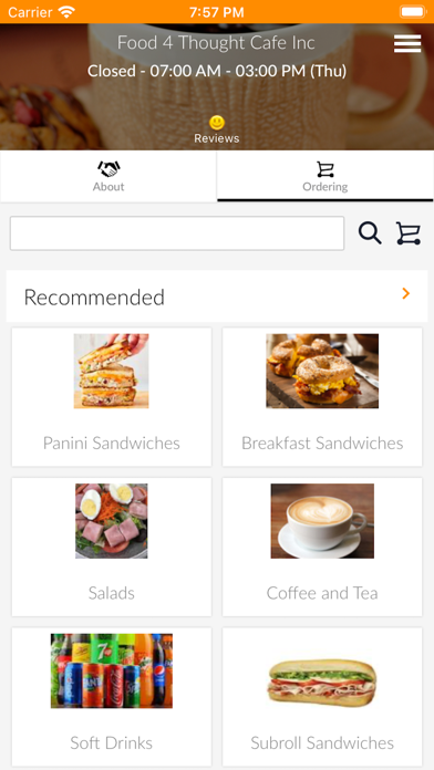 Food 4 Thought Cafe Screenshot