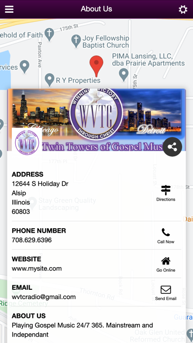 WVTC GOSPEL RADIO NETWORK Screenshot