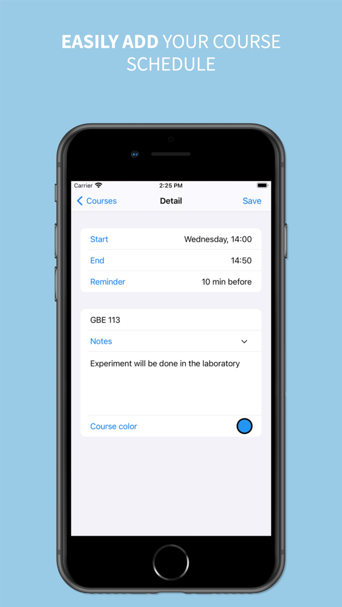 Class Hours - Timetable