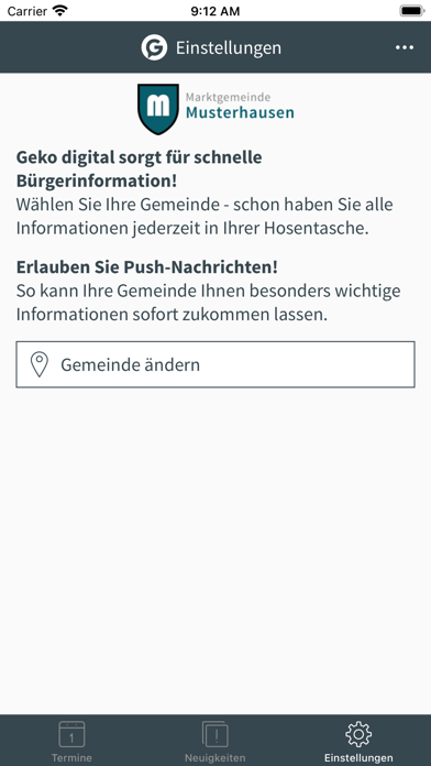 Geko Bürgerkommunikation Screenshot