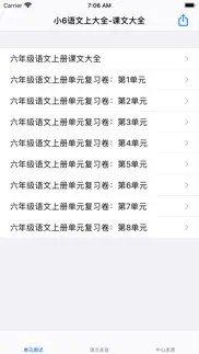 小6上语文大全 iphone screenshot 1