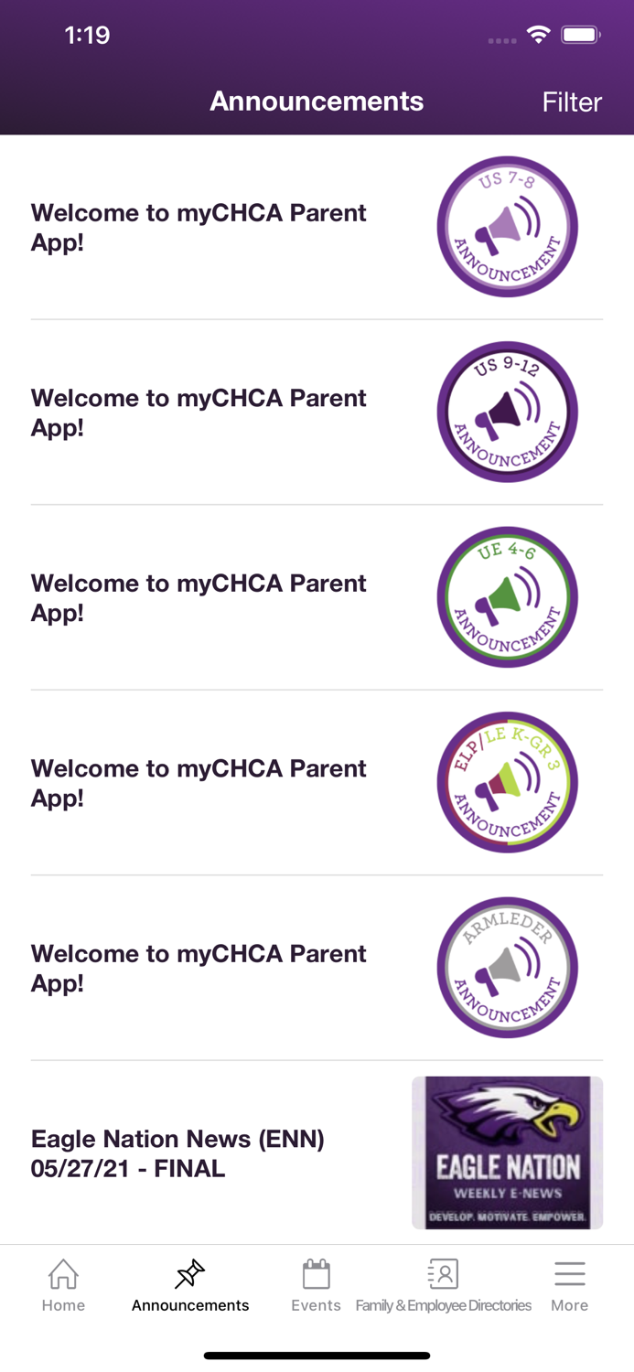 myCHCA Parent