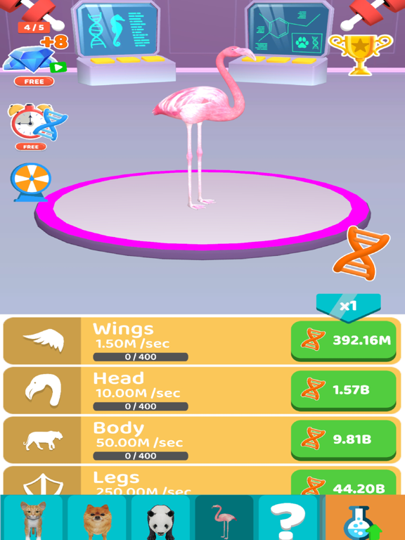 Idle Animal Evolution iPad screenshot 4 - Games app