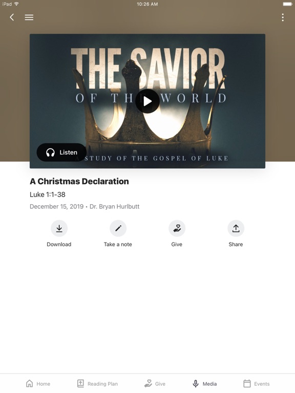 Lifeline Community iPad screenshot 3 - Education app