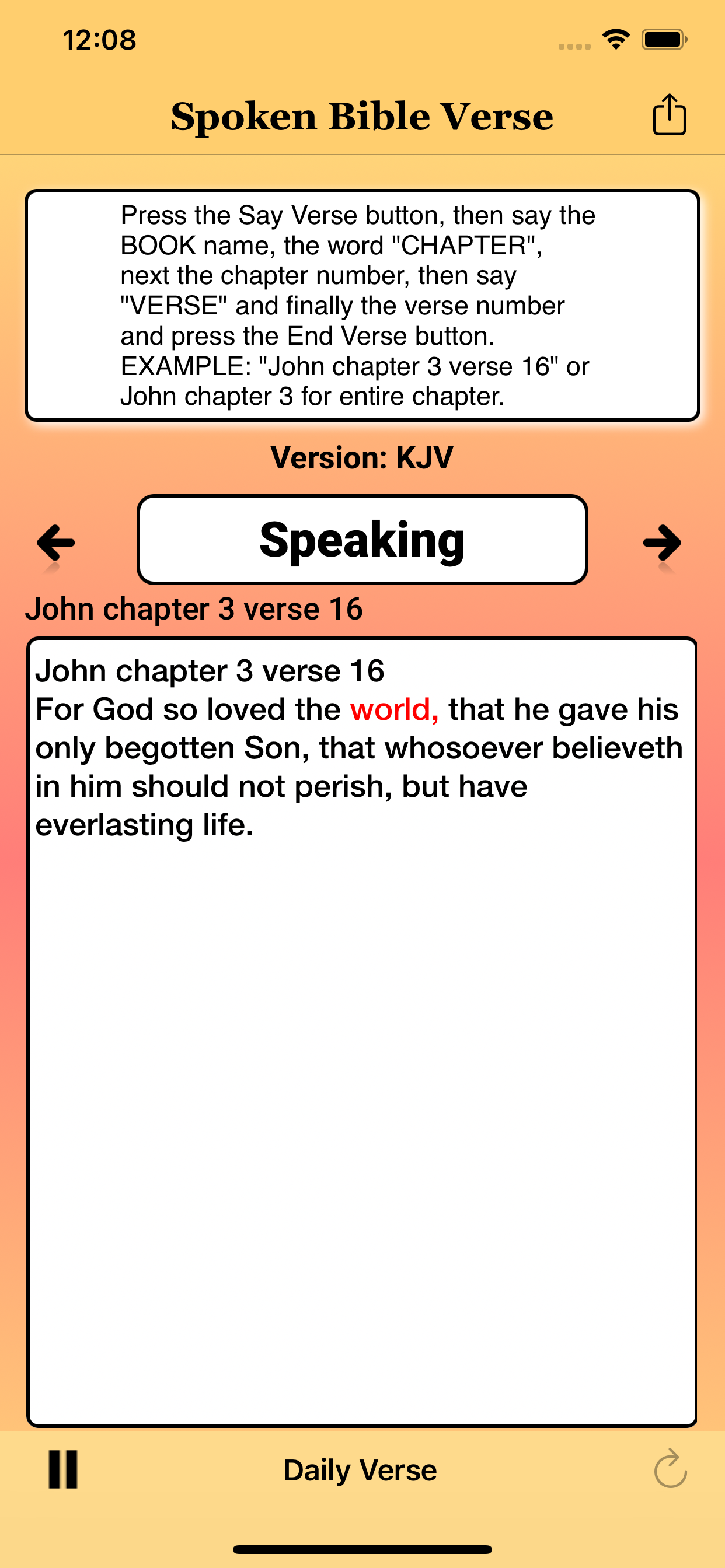 Spoken Verse