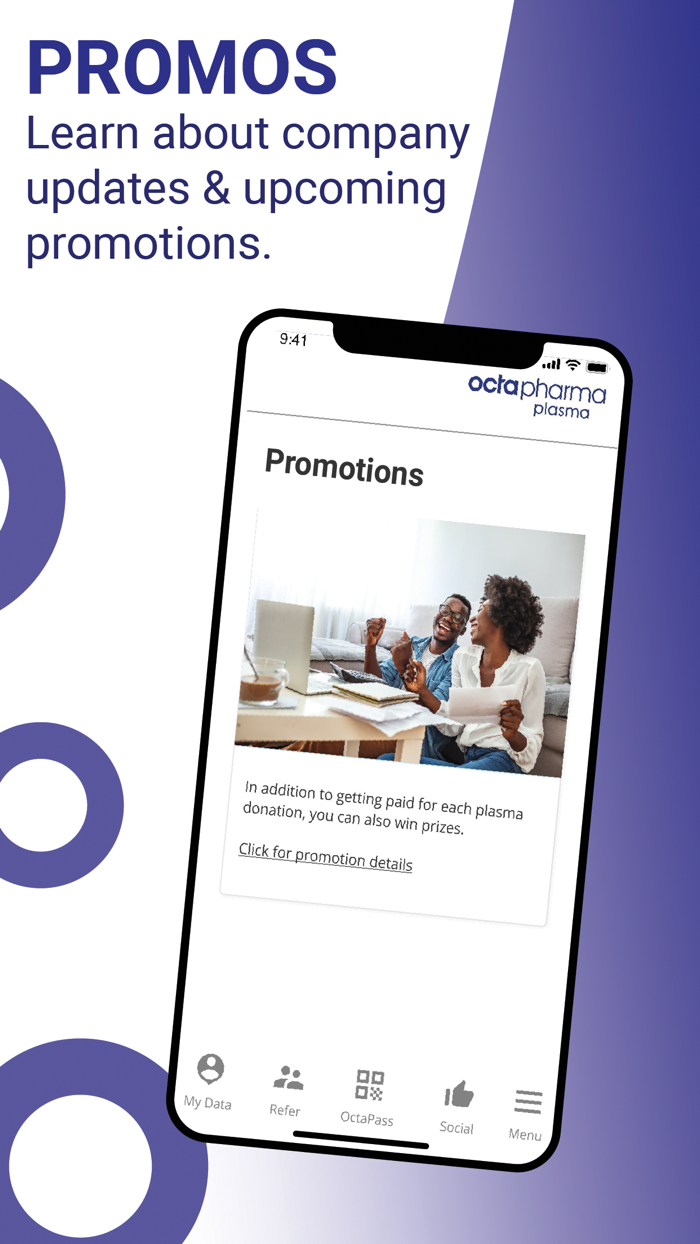 OctaApp – Donate Blood Plasma